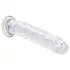 RealRock - naturgetreuer Dildo mit Saugnapf (transparent) - 12,7 cm