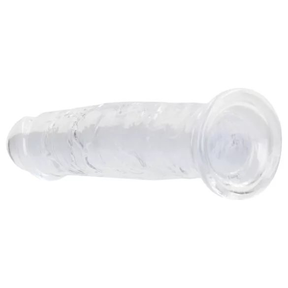 RealRock - naturgetreuer Dildo mit Saugnapf (transparent) - 12,7 cm