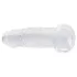 RealRock - naturgetreuer Dildo mit Saugnapf (transparent) - 12,7 cm