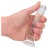 RealRock - naturgetreuer Dildo mit Saugnapf (transparent) - 12,7 cm