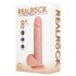 REALROCK - Saugnapf Stoßvibrator - natur (20,5cm)