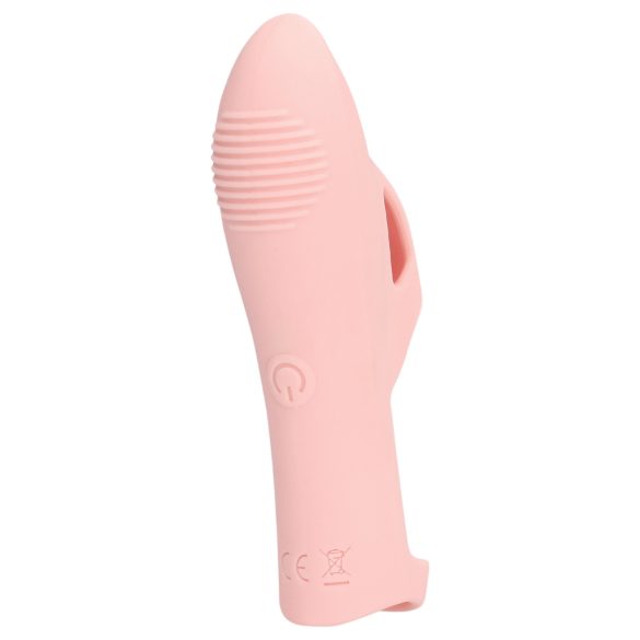 Loveline - gerippter Finger-Vibrator (pink)