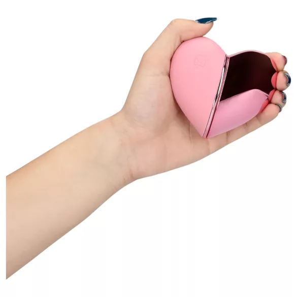 Loveline Tapping Heart - wiederaufladbarer Klitorisstimulator (pink)