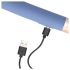 Loveline Travel - Akku-Vibrator mit Gleitmitteltank (Pastellblau)