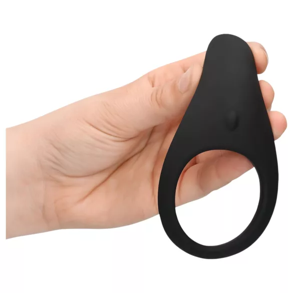Loveline - Wiederaufladbarer vibrierender Penis- & Hodenring (schwarz)