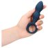 Loveline - Anal-Dildo mit Ring - mittel (blau)
