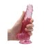 REALROCK - durchsichtiges realistisches Dildo - pink (17 cm)