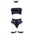 Le Désir Plus Size - 3-teiliges Dessous-Set - Schwarz (XL-4XL)