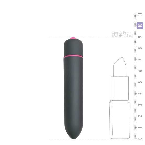 Easytoys Bullet - wasserdichter Minivibrator (schwarz)