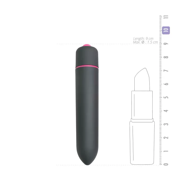 EasyToys Bullet - Stabvibrator (schwarz)