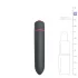 EasyToys Bullet - Stabvibrator (schwarz)