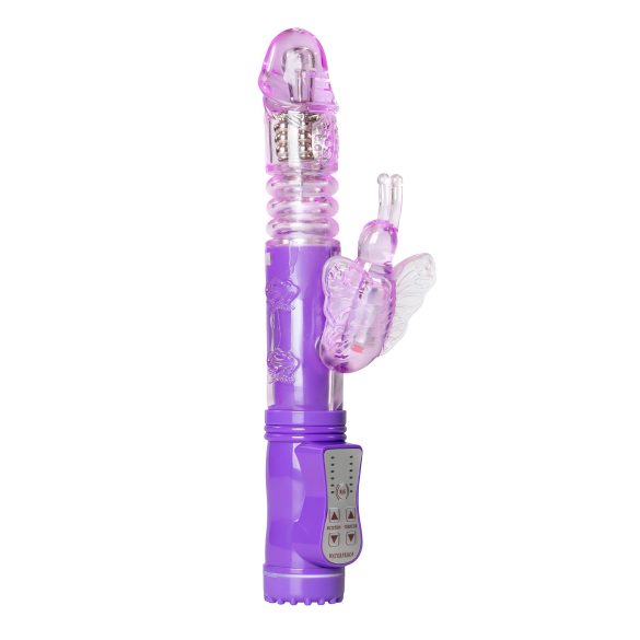 Easytoys Butterfly - rotierender Stoßvibrator (Lila)