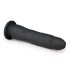 Easytoys - haftendes 100% Silikon-Dildo (21 cm) - Schwarz