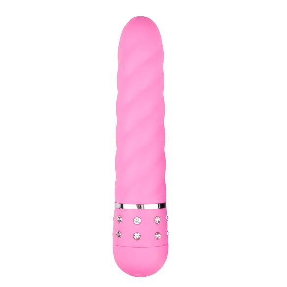 Easytoys Diamond - gedrehter Stabvibrator (pink)