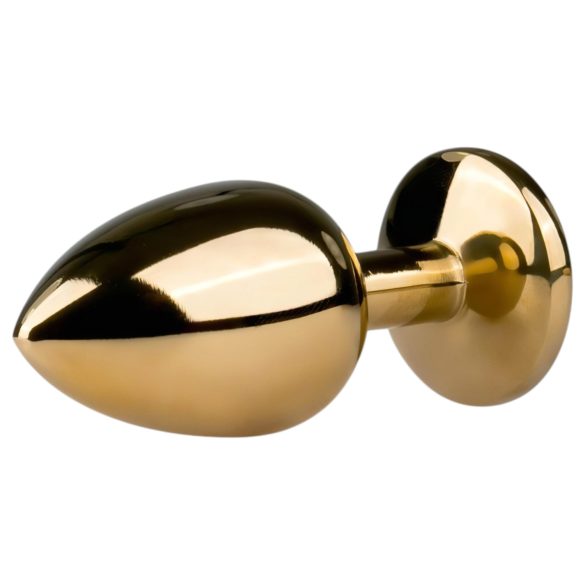 Easytoys Metal No.1 - Analkegel Gold mit lila Stein (2,5cm)