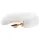 Easytoys Fox NO13 - Metall Analplug mit Fuchsschwanz (gold-weiß)