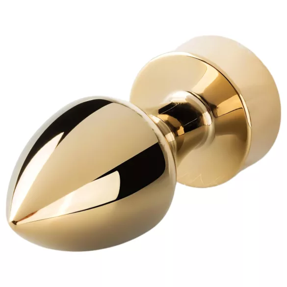 Easytoys Fox NO13 - Metall Analplug mit Fuchsschwanz (gold-weiß)