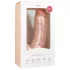 Easytoys - Saugnapf-Dildo mit Hoden (20cm) - naturfarben