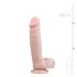 Easytoys - Dildo mit Saugnapf und Hoden (22,5 cm) - Naturfarben