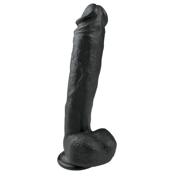 Easytoys - Haftbarer, realistischer großer Dildo (26,5cm) - Schwarz