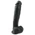 Easytoys - Haftbarer, realistischer großer Dildo (26,5cm) - Schwarz