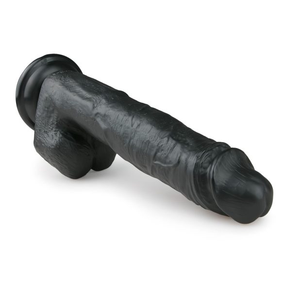 Easytoys - Haftbarer, realistischer großer Dildo (26,5cm) - Schwarz