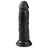 EasyToys - realistisch­er Dildo mit Saugnapf (15,5 cm, schwarz)