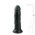 Easytoys - Lebensechter Dildo mit Saugnapf (15,5 cm) - Schwarz
