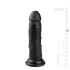 EasyToys - realistisch­er Dildo mit Saugnapf (15,5 cm, schwarz)