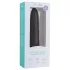 Easytoys Power Vibe - Gewundener Silikon-Vibrator (schwarz)