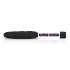 Easytoys Power Vibe - Gewundener Silikon-Vibrator (schwarz)