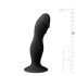 Easytoys - glatter Saugnapf-Dildo (schwarz)