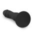 Easytoys - glatter Saugnapf-Dildo (schwarz)