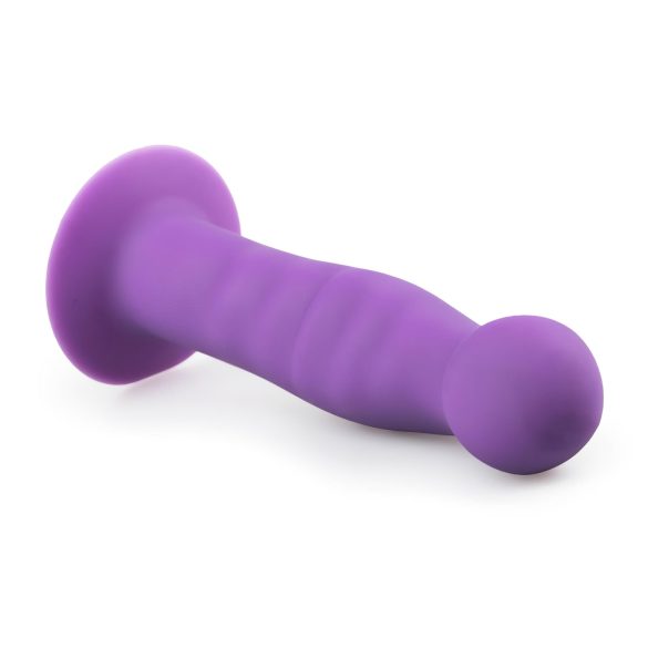 Easytoys - Wellen-Dildo mit Saugnapf (Lila)