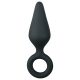 Easytoys Pointy Plug – Ring-Analdildo – Medium (Schwarz)