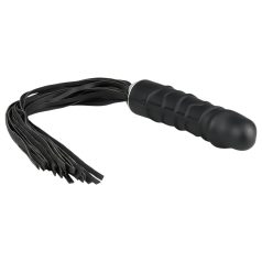   Easytoys Flogger - Peitsche und Silikon-Dildo in einem (schwarz)