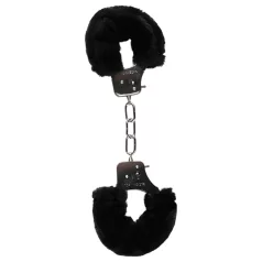 Easytoys - Plüschhandschellen (schwarz)