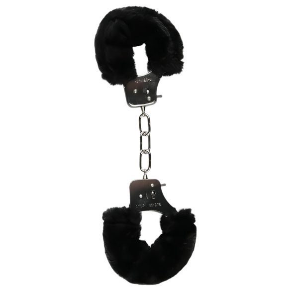 Easytoys - Plüschhandschellen (Schwarz)