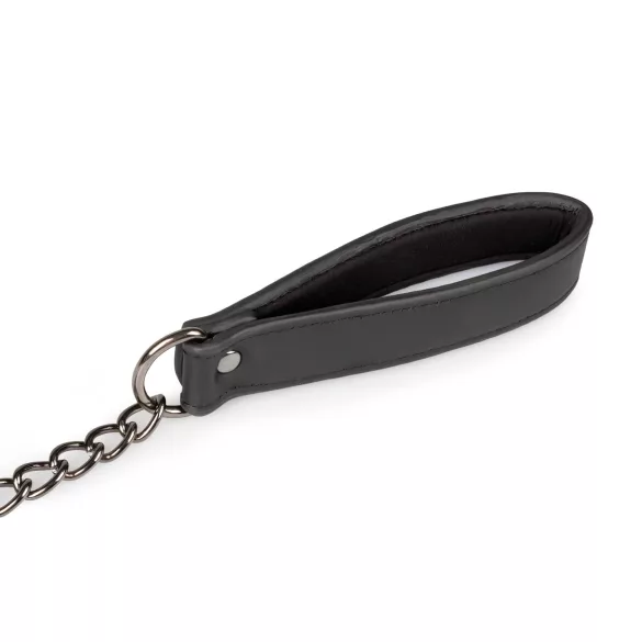 Easytoys - Fetisch Halsband & Leine (schwarz)