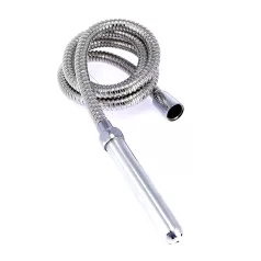 Rimba - Aluminium Intim-Duschkopf mit Schlauch (silber)
