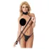 Rimba Soft - Weiches Halsband und Leine (schwarz)