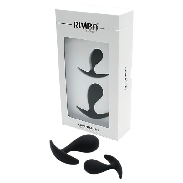 Rimba Copenhagen - Anal Plug Set - Schwarz (2 Stk.)
