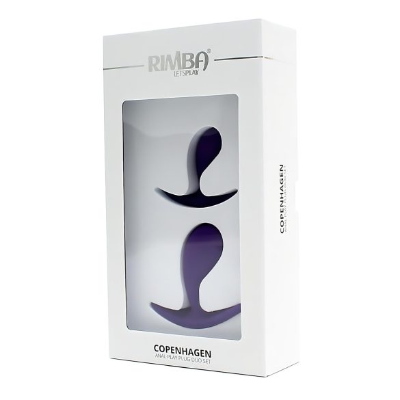 Rimba Copenhagen - Analdildo-Set - Lila (2 Stk.)