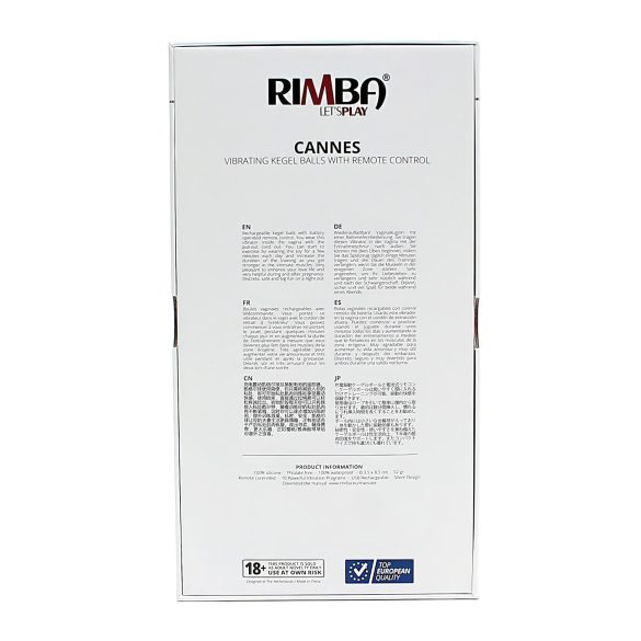 Rimba Cannes - kabelloses Vibrations-Ei (lila)