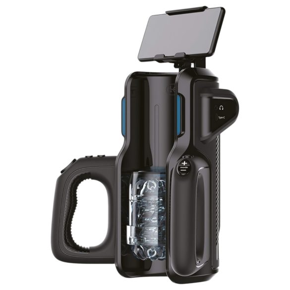 LETEN SM 500 - Auf- und Ab-Wichser mit Handyhalter (schwarz)