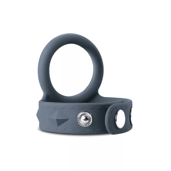 Boners Strap L - Penis- und Hodenring in einem (grau)