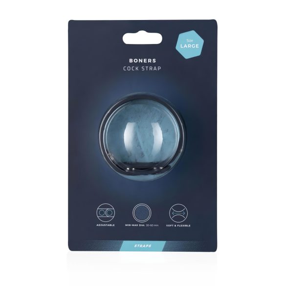 Boners Cock Straps L - Verstellbarer Penisring (grau)