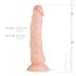 Real Fantasy Dylan - naturgetreuer Dildo - 23cm (Natur)