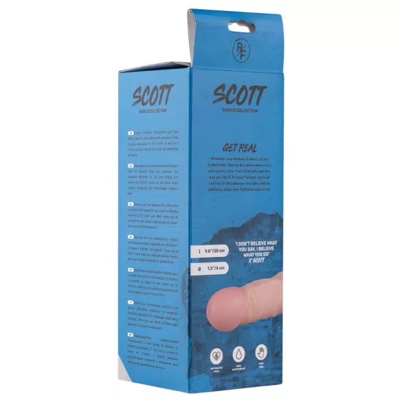 Real Fantasy Scott - naturgetreuer Dildo - 25 cm (natur)