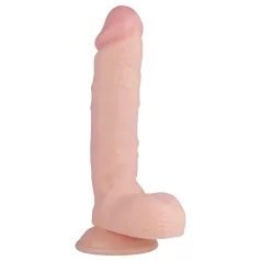   Real Fantasy Glynn – realistischer Dildo mit Hoden - 25 cm (natur)